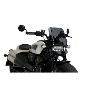 PUIG �l�C�L�b�h �X�N���[�� NG SPORT �n�[���[ D. �X�|�[�c�X�^�[ S RH1250S 21-24 �_�[�N�X���[�N PUIG NAKED SCREEN NG SPORT HARLEY D. SPORTSTER S RH1250S 21-24 DARK SMOKE �y���s�A���i�z