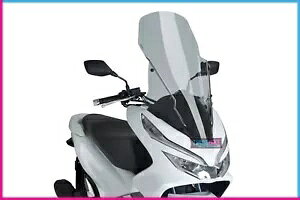PUIG XN[ V-TECH C c[O z_ PCX 125 2018 CgX[N PUIG SCREEN V-TECH LINE TOURING HONDA PCX 125 2018 LIGHT SMOKE