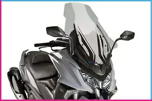 PUIG �E�B���h�V�[���h V-TECH ���C�� �c�[�����O for KYMCO AK550 2018 �g�[��- PUIG WINDSHIELD V-TECH LINE TOURING FOR KYMCO AK550 2018 TONED- �y���s�A���i�z