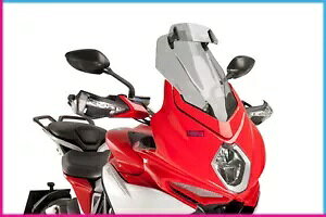 PUIG �c�[�����O �X�N���[�� -VISIERA MV AGUSTA TURISMO VELOCE 800/LUSSO 2015 ���C�g�X���[�N PUIG TOURING SCREEN -VISIERA MV AGUSTA TURISMO VELOCE 800/LUSSO 2015 LIGHT SMOKE �y���s�A���i�z