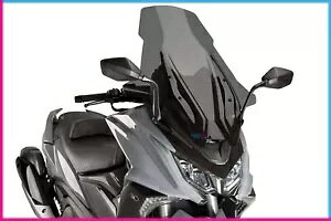 PUIG �X�N���[�� V-TECH ���C�� �c�[�����O KYMCO AK550 2019 �_�[�N�X���[�N PUIG SCREEN V-TECH LINE TOURING KYMCO AK550 2019 DARK SMOKE �y���s�A���i�z