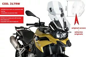 PUIG �A�W���X�^�u�� �f�B�X�N BMW F850 GS 2019 ����- PUIG ADJUSTABLE DISC FOR BMW F850 GS 2019 TRANSPARENT- �y���s�A���i�z