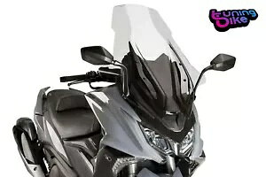 PUIG �E�B���h�V�[���h V-TECH ���C�� �c�[�����O for KYMCO AK550 2021 ����- PUIG WINDSHIELD V-TECH LINE TOURING FOR KYMCO AK550 2021 TRANSPARENT-