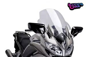 PUIG c[OfBXN }n FJR1300A/AS 2014 - PUIG TOURING DISC FOR YAMAHA FJR1300A/AS 2014 TRANSPARENT-