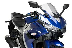 PUIG スポイラー ダウンフォース スポーツ ヤマハ YZF-R3 2017 ブラック PUIG SPOILER DOWNFORCE SPORT YAMAHA YZF-R3 2017 BLACK