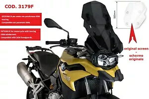 PUIG �X�N���[�� REGOLABILE BMW F850 GS 2020 �_�[�N�X���[�N PUIG SCREEN REGOLABILE BMW F850 GS 2020 DARK SMOKE �y���s�A���i�z