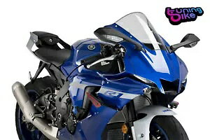 PUIG �_�E���t�H�[�X �T�C�h�X�|�C���[ �t�@�[ ���}�n YZF-R1/R1M 20 ���b�h- PUIG DOWNFORCE SIDE SPOILER FUR YAMAHA YZF-R1/R1M 20 RED- �y���s�A���i�z