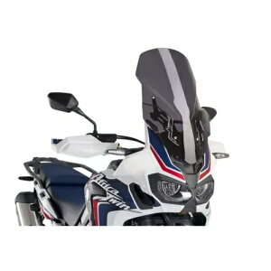 PUIG c[O XN[ \ z_ AtJcC 16-19 _[NX[N PUIG TOURING SCREEN ADJUSTABLE HONDA AFRICA TWIN 16-19 DARK SMOKE