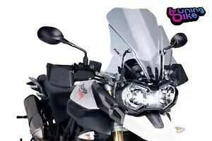 PUIG c[O XN[ gCAt ^CK[ 800/XC 11-14 CgX[N PUIG TOURING SCREEN TRIUMPH TIGER 800/XC 11-14 LIGHT SMOKE