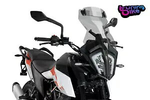 PUIG c[O XN[oCU[ KTM 390 Ahx`[ 20-22 CgX[N PUIG TOURING SCREEN-VISOR KTM 390 ADVENTURE 20-22 LIGHT SMOKE