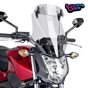 PUIG TOUR DISC PLUS X|C[fBXNt HONDA NC700S 2013 g[- PUIG TOUR DISC PLUS WITH SPOILER DISC FOR HONDA NC700S 2013 TONED-