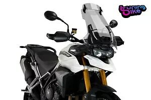 PUIG �c�[�����O �X�N���[���o�C�U�[ �g���C�A���t �^�C�K�[ 900 GT �v�� 20-22 ���C�g�X���[�N PUIG TOURING SCREEN-VISOR TRIUMPH TIGER 900 GT PRO 20-22 LIGHT SMOKE �y���s�A���i�z