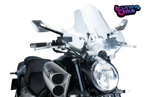 PUIG フロントガラス ネイキッド N.G. 2012 スポーツファー ヤマハ V-MAX クリア- PUIG WINDSHIELD NAKED N.G. 2012 SPORT FUR YAMAHA V-MAX CLEAR-