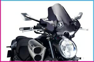PUIG XN[ lCLbh N.G.X|[c }n V-MAX 2019 _[NX[N PUIG SCREEN NAKED N.G. SPORT YAMAHA V-MAX 2019 DARK SMOKE