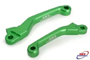 AS3 ptH[}Xptg u[L & Nb` tbNX s{bg o[ O[ AS3 PERFORMANCE REPLACEMENT FRONT BRAKE & CLUTCH FLEXI PIVOT LEVERS GREEN