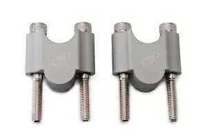 AS3 ptH[}X 22.2MM nho[ CU[ CU[ Lbg +30mm Vo[ AS3 PERFORMANCE 22.2MM HANDLEBAR RAISERS RISERS KIT +30mm SILVER