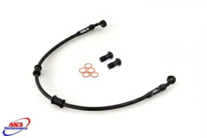 AS3 VENHILL �t�����g �u���[�L ���C�� �z�[�X �z���_ NTV 650 1998-2002 �p AS3 VENHILL FRONT BRAKE LINE HOSE for HONDA NTV 650 1998-2002