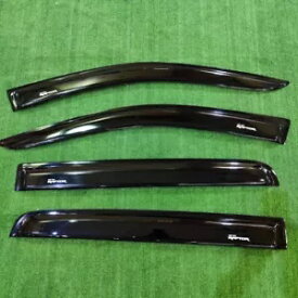 フォード レンジャー次世代 22-23 用ブラック ウィンドウ ベント バイザー サン レイン ガード ディフレクター BLACK WINDOW VENT VISOR SUN RAIN GUARD DEFLECTOR FOR FORD RANGER NEXT GEN 22-23