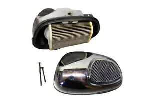 GAtB^[{bNX + N[Jo[ }n XV 750 r[S 3AL Air filter box + chrome cover Yamaha XV 750 Virago 3AL
