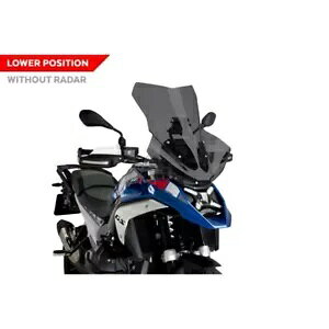 PUIG c[O XN[ BMW R 1300 GS gv ubN 2023 - 2024 _[NX[N 21840F PUIG TOURING SCREEN FOR BMW R 1300 GS TRIPLE BLACK 2023 - 2024 DARK SMOKE 21840F