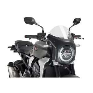 PUIG XN[ z_ CB 650 R lIX|[cJtF 2019 - 2023 ubN 3133W PUIG SCREEN FOR HONDA CB 650 R NEO SPORTS CAFE 2019 - 2023 BLACK 3133W