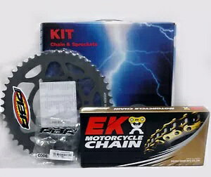 PBR/EK �`�F�[�� & �X�v���P�b�g�L�b�g 525 �s�b�` MV �A�O�X�^ F4 1000 �x���g�� 2008 PBR / EK CHAIN & SPROCKETS KIT 525 PITCH FOR MV AGUSTA F4 1000 VELTRO 2008 �y���s�A���i�z
