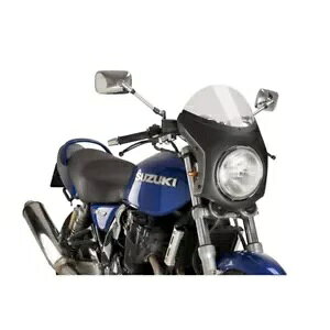 PUIG �Z�~�t�F�A�����O�X�N���[�� �g���C�A���t �X���N�X�g�� 1200 2016 - 2021 ���C�g�X���[�N 9515H PUIG SEMI FAIRING SCREEN FOR TRIUMPH THRUXTON 1200 2016 - 2021 LIGHT SMOKE 9515H �y���s�A���i�z