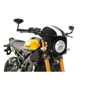 PUIG �Z�~�t�F�A�����O�X�N���[�� MOTO GUZZI V7 III 750 �X�g�[�� 2017 - 2022 �u���b�N 9516N PUIG SEMI FAIRING SCREEN FOR MOTO GUZZI V7 III 750 STONE 2017 - 2022 BLACK 9516N �y���s�A���i�z