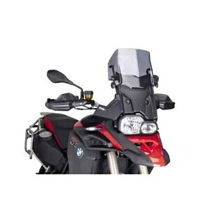 PUIG \XN[ BMW F 800 GS Ahx`[ 2013 - 2018 _[NX[N 7307F PUIG ADJUSTABLESCREEN FOR BMW F 800 GS ADVENTURE 2013 - 2018 DARK SMOKE 7307F