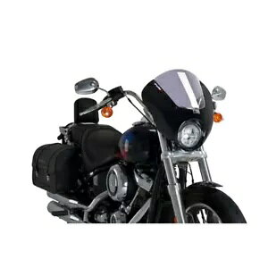 PUIG �X�N���[�� �n�[���[�_�r�b�h�\�� �\�t�e�C�� 1745 ���[���C�_�[ 2018 - 2020 ���C�g�X���[�N PUIG SCREEN FOR HARLEY DAVIDSON SOFTAIL 1745 LOW RIDER 2018 - 2020 LIGHT SMOKE �y���s�A���i�z
