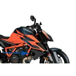 PUIG �X�|�C���[ �_�E���t�H�[�X KTM SUPERDUKE 1290 RR 2022 - 2024 �u���b�N 20462N PUIG SPOILER DOWNFORCE FOR KTM SUPERDUKE 1290 RR 2022 - 2024 BLACK 20462N �y���s�A���i�z