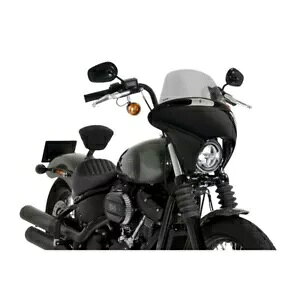 PUIG �X�N���[�� �n�[���[�_�r�b�h�\�� �\�t�e�C�� 1868 �X�g���[�g�{�u 2021 - 2023 ���C�g�X���[�N PUIG SCREEN FOR HARLEY DAVIDSON SOFTAIL 1868 STREET BOB 2021 - 2023 LIGHT SMOKE �y���s�A���i�z
