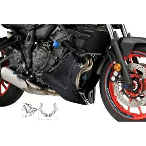 Puig GWX|C[ }n MT-07 700 sA 2023 - 2024 J[{bN 20624C PUIG ENGINE SPOILER FOR YAMAHA MT-07 700 PURE 2023 - 2024 CARBON LOOK 20624C
