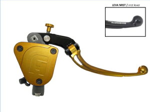 ACCOSSATO }X^[V_[ PRS AWX^u 16 X17-18-19 Ou[L NRST S[hLbv ACCOSSATO MASTER CYLINDER PRS ADJUSTABLE 16 X17-18-19 LONG BRAKE NRST GOLD CAP