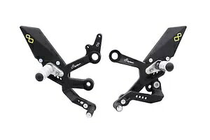 LIGHTECH フットレストシステム KTM DUKE790 2018 - 2023 折りたたみレスト FTRKT002W- LIGHTECH FOOTREST SYSTEM FOR KTM DUKE790 2018 - 2023 FOLDING RESTS FTRKT002W-