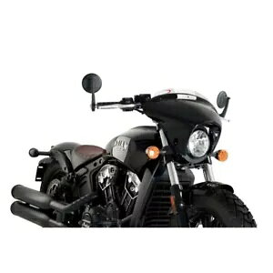CfBA XJEg 1100 {o[ptgKX X|[c vCO 2018 - 2023 X[N O[ 21073H- WINDSHIELD SPORT PUIG FOR INDIAN SCOUT 1100 BOBBER 2018 - 2023 SMOKE GRAY 21073H-