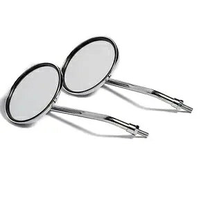 jo[T 10mm N[ I[goC XN[^[ ~[ yA Universal 10mm Chrome Motorcycle Scooter Mirrors Pair