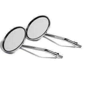 jo[T 10mm N[ I[goC XN[^[ ~[ yA Universal 10mm Chrome Motorcycle Scooter Mirrors Pair