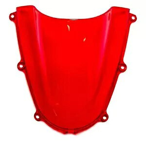 MPW �_�u���o�u���t�����g�K���X�X�N���[�� ���b�h�e�B���g�t�� �z���_ CBR 600 RR 05-06�p MPW Double Bubble Windshield Screen with Red Tint for Honda CBR 600 RR 05-06 �y���s�A���i�z