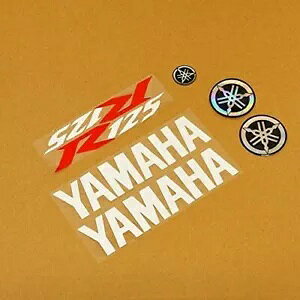 �z���C�g/���b�h/�z���C�g 7 �s�[�X �X�e�b�J�[ �Z�b�g ���}�n YZF-R 125 08-18�p White/Red/White 7 Piece Sticker Set for Yamaha YZF-R 125 08-18 �y���s�A���i�z