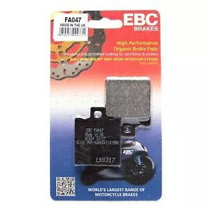 EBC FA047 �I�[�K�j�b�N �u���[�L�p�b�h Moto Guzzi V50 III 85-87 �p EBC FA047 Organic Brake Pads for Moto Guzzi V50 III 85-87 �y���s�A���i�z