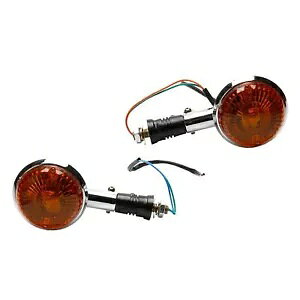�A���o�[�C���W�P�[�^�[�y�A ���}�n XVS 650 A �h���b�O�X�^�[�N���V�b�N 98-04�p Amber Indicators Pair for Yamaha XVS 650 A Drag Star Classic 98-04