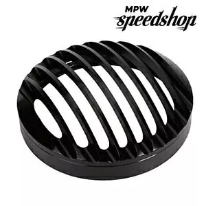 MPW CNC A~jE 5.75 C` g JX^ wbhCg vY bV O MPW CNC Aluminium 5.75 Inch Retro Custom Headlight Prison Mesh Grill