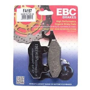 EBC FA197 �I�[�K�j�b�N �u���[�L�p�b�h Lexmoto Matador 125 ZS125T-40 15-16�p EBC FA197 Organic Brake Pads for Lexmoto Matador 125 ZS125T-40 15-16 �y���s�A���i�z