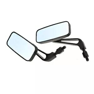 jo[T ubN 8/10mm I[goC XN[^[ ~[ yA Universal Black 8/10mm Motorcycle Scooter Mirrors Pair