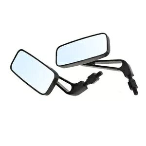 jo[T ubN 8/10mm I[goC XN[^[ ~[ yA Universal Black 8/10mm Motorcycle Scooter Mirrors Pair