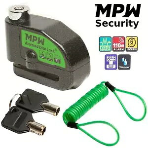 I[goC XN[^[ A[ fBXN bN u[L h~ ZLeB + }C_[ Motorcycle Scooter Alarm Disc Lock Brake Anti-Theft Security + Reminder