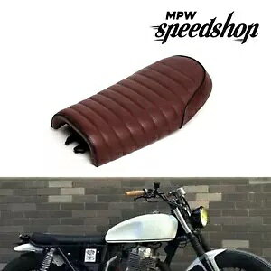 jo[T tbg ubg JtF [T[ Be[W XNu[ V[g z_ CB - uE Universal Flat Brat Cafe Racer Vintage Scrambler Seat Honda CB - Brown