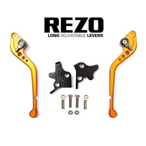 Rezo OIWI[goCo[ZbgXYL TL1000R 1998-2002 Rezo Long Orange Motorcycle Lever Set for Suzuki TL1000R 1998-2002