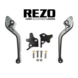 Rezo �����O�`�^���I�[�g�o�C���o�[�Z�b�g�X�Y�L GSF1200S �o���f�B�b�g 2006 2006 Rezo Long Titanium Motorcycle Lever Set for Suzuki GSF1200S Bandit 2006 2006 �y���s�A���i�z